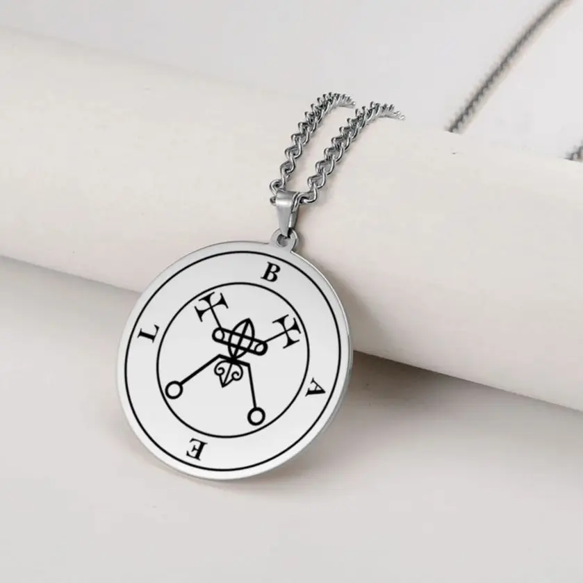 Мужское ожерелье LIKGREAT из нержавеющей стали Малый ключ короля Соломона