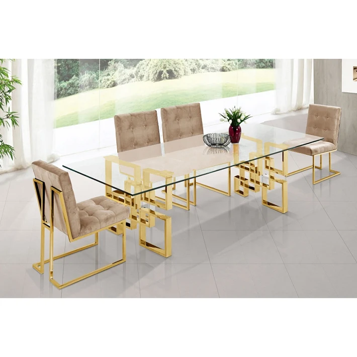 

ChinaFurniture processing and production factory modern light luxury velvet dinner chair with stainless steel foot