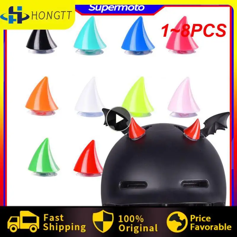 

1 ~ 8 шт. дьявольные рожки для шлема аксессуар для шлема Аксессуары для шлема