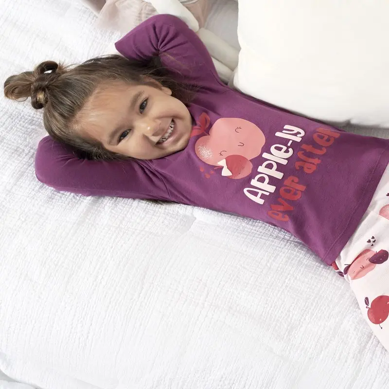 Baby Girl & Toddler Girl Snug Fit Cotton Pajamas, 4-Piece Set, Sizes 12 Months-5T 4