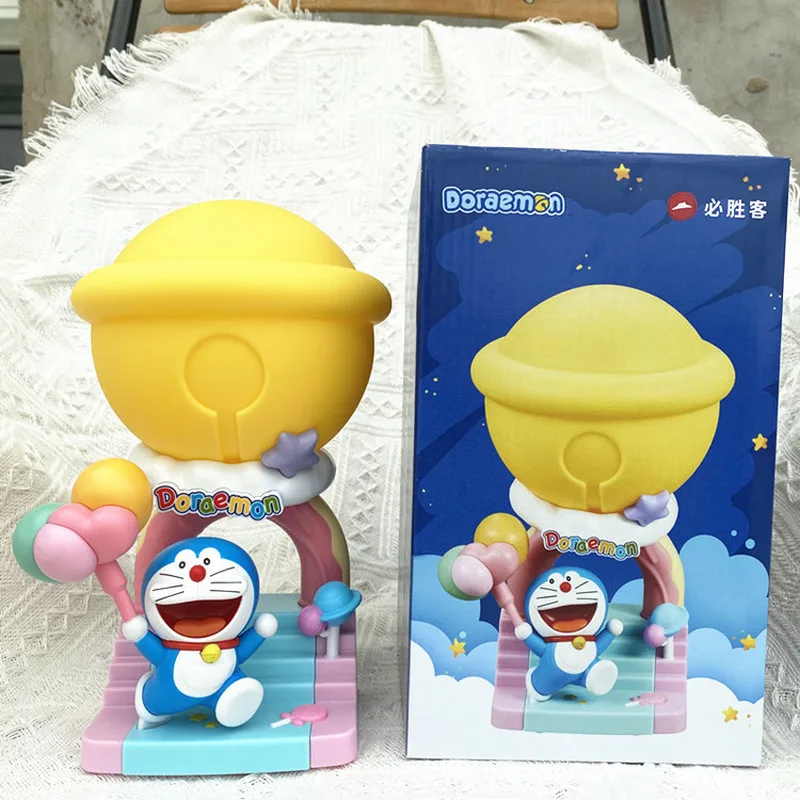 Фото Doraemon меняющая цвет чашка с изображением планеты, мультяшная соломенная чашка, чашка для холодной питьевой воды, кофейная чашка с изображени... №3