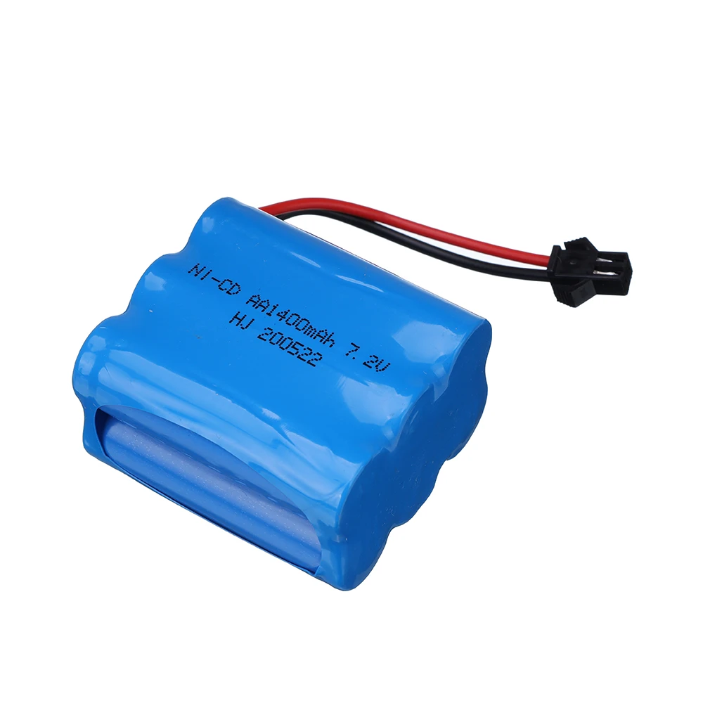 7.2V 1400mAh AA Ni-CD battery pack for RC Toys Cars Boats guns Parts 7.2 v nicd aa 1400 mah 1/5pcs |