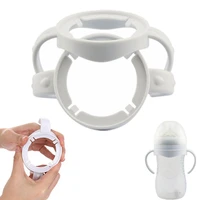 1 pc eco friendly materials children kids white feeding cup drinking bottle handle sippy cup handles