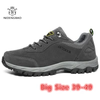 men hiking shoes waterproof mens sport shoes outdoor hiking boots trekking shoes mountain climbing men sneakers big size 39 49