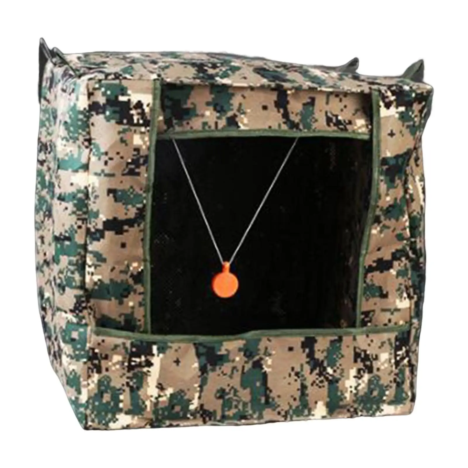 

Slingshot Target Box Folding Buffer Cloth Collection Box 40x40x40cm Recycle Case for Training Catapult Camping Practice Hunting