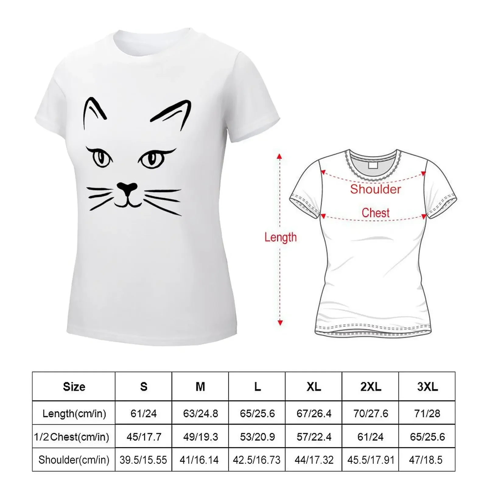 Милая футболка с кошачьим лицом забавная блузка рубашки для тренировок женщин
