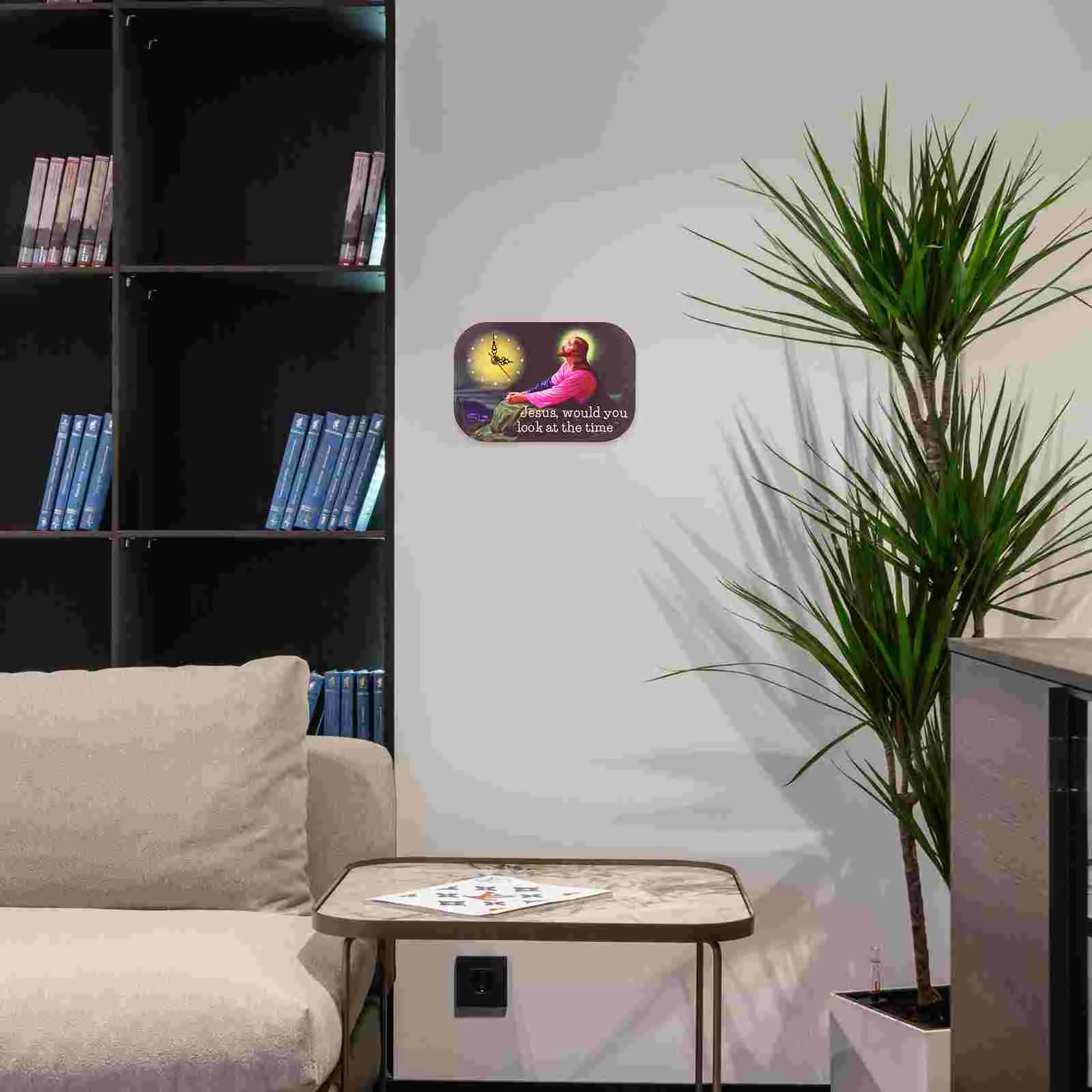 2024 часы с Иисусом украшение для дома исламская стена которую вы выглядеть