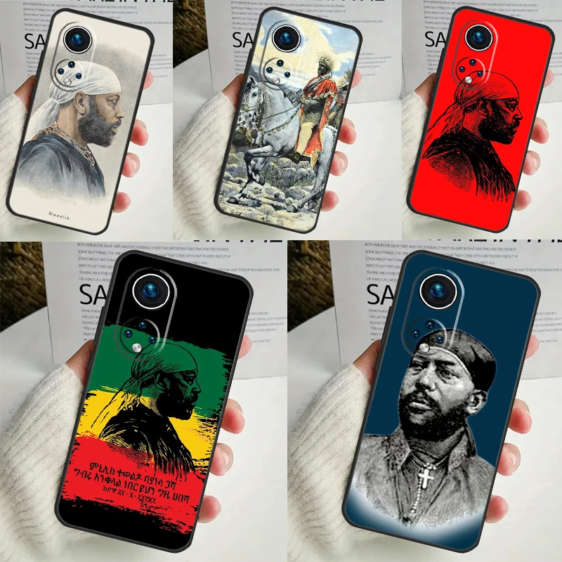 Чехол Emperor Menelik II of Эфиопия для Honor Magic 6 5 Lite Pro 50 70 90 X8b X9b X6 X7 X8 X9 X6a X7a X9a X8a чехол