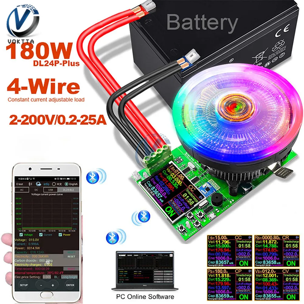 

Voktta DL24 DL24P USB-тестер аккумуляторов