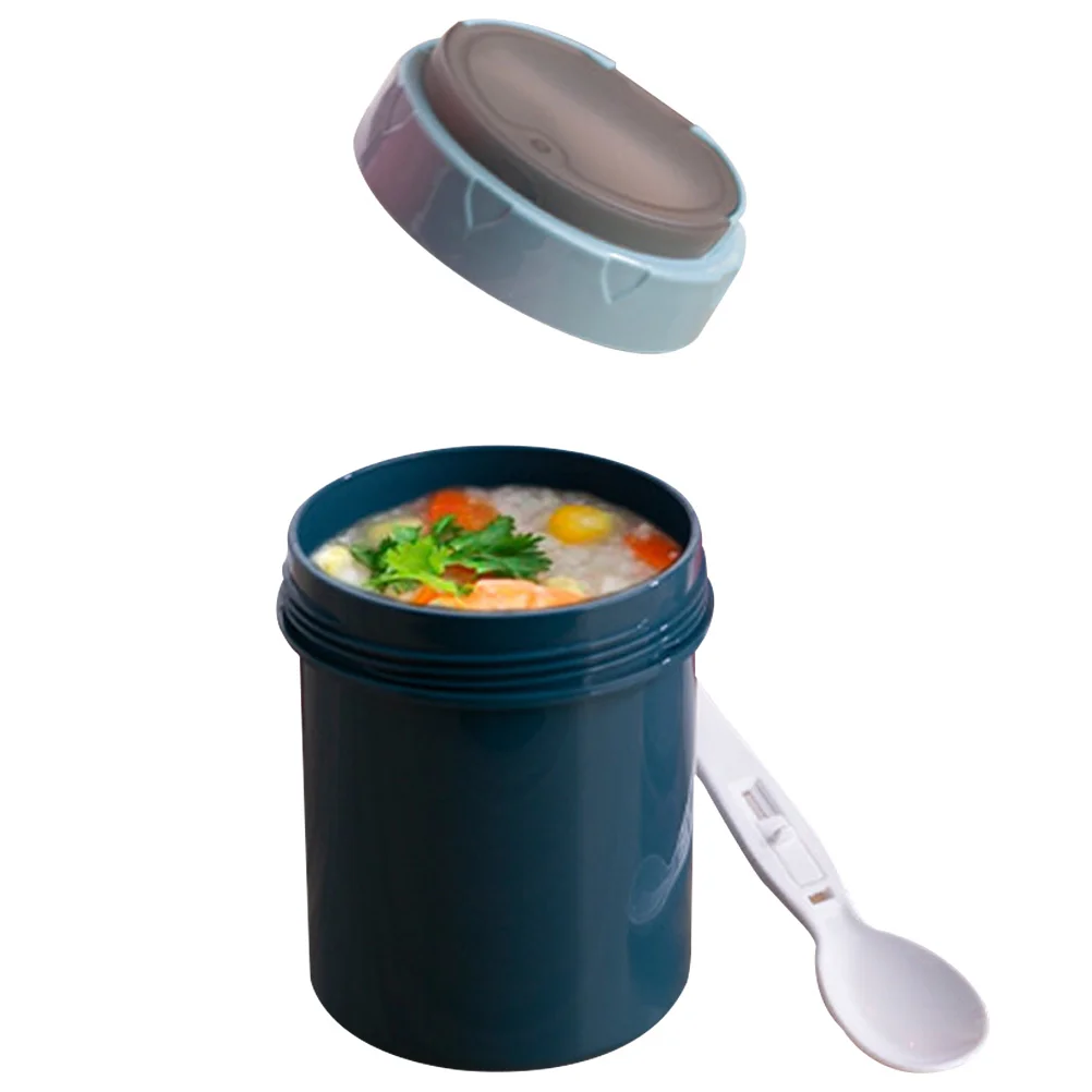 

Cup Soup Container Hot Breakfast Porridge Jar Go Containers Mug Cereal Insulated Microwave Lunch Leakproof Bowl Snack Box Travel