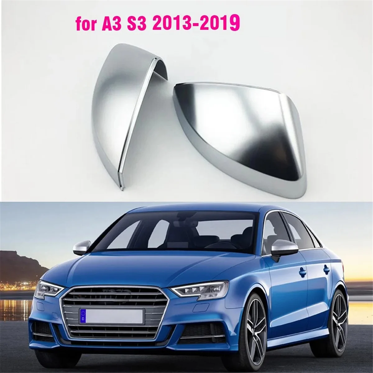 Чехол для зеркала заднего вида Audi A3 S3 2013- 2019