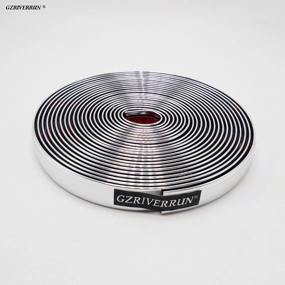 

Верхняя хромированная полоса из ПВХ, 15 мм, 5 метров, серебристая отделка двери автомобиля, Стайлинг, украшение, молдинг, боковой рельс, 16 футов, защита бампера для грузовика, внедорожника