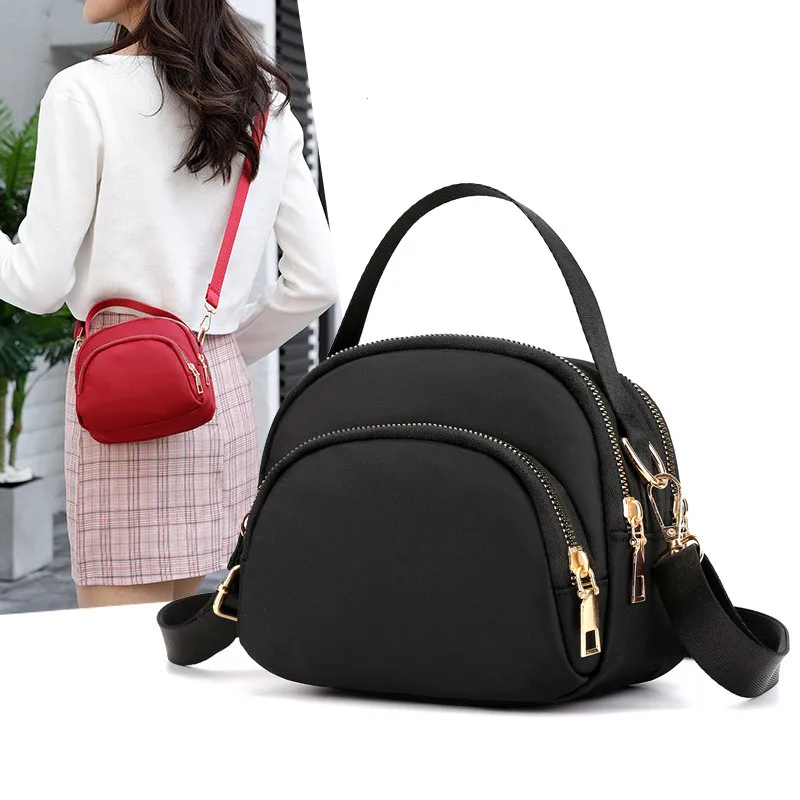 

Women's Bags 2022 New Fashion Korean Ladies Canvas Handbag Shoulder Crossbody Bags Coins Mobile Phone Messenger Backpack