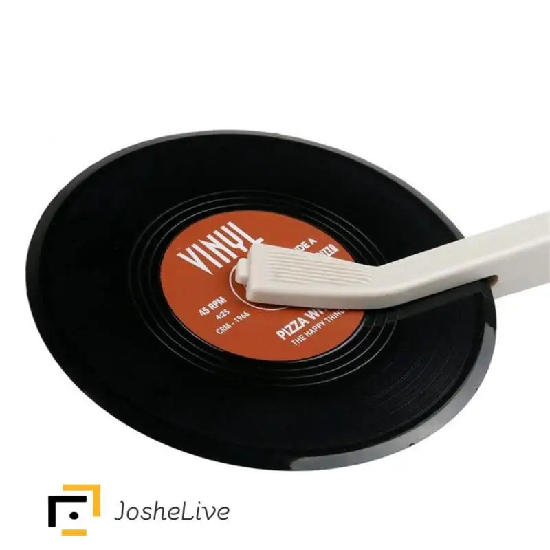 Spin Abs Pizza Wheel Cutter Record Design Cookie Cake Roller Kitchen Accessories Wheel Scissor Professional Pizza Tool Portable