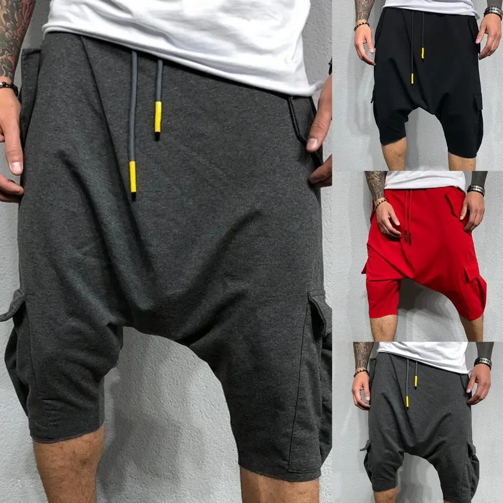 

Micro-elastic Soft Cotton Blend Summer Baggy Haroun Bottoms for Ball Sports