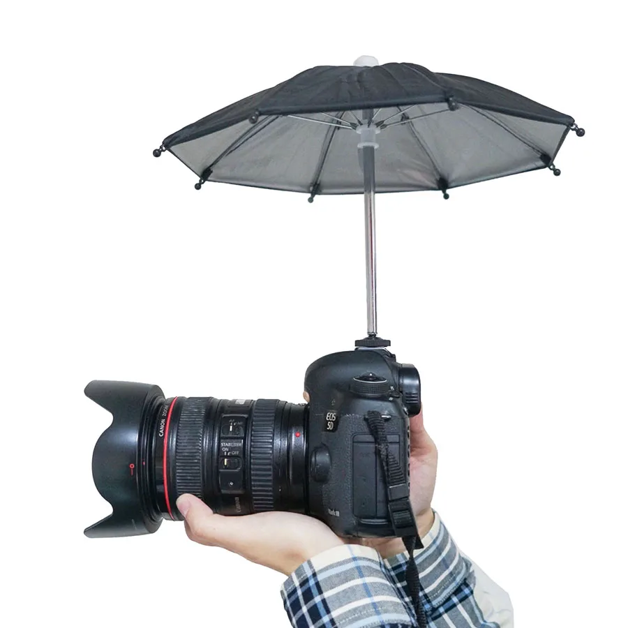 

Camera Umbrella Sunshade Waterproof Raincoat Cover Hot Shoe Mount for Canon Nikon Sony Pentax Fujifilm Olympus Leica Panasonic
