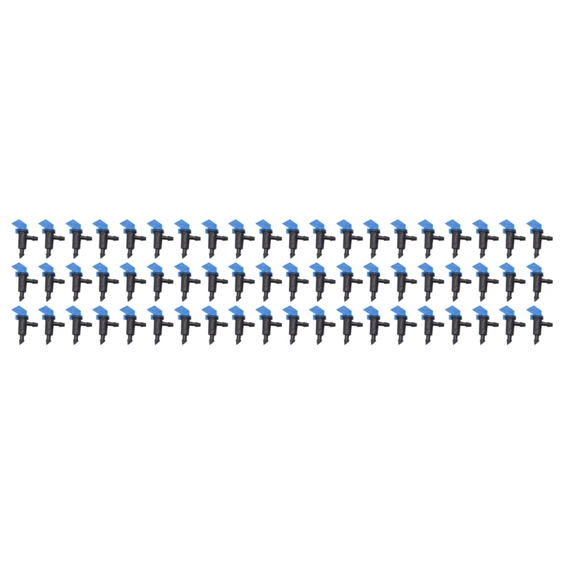 

300 Pieces Irrigation Drip Emitter Garden Flag Irrigation Dripper, Trees And Shrubs (Blue Black,2GPH)