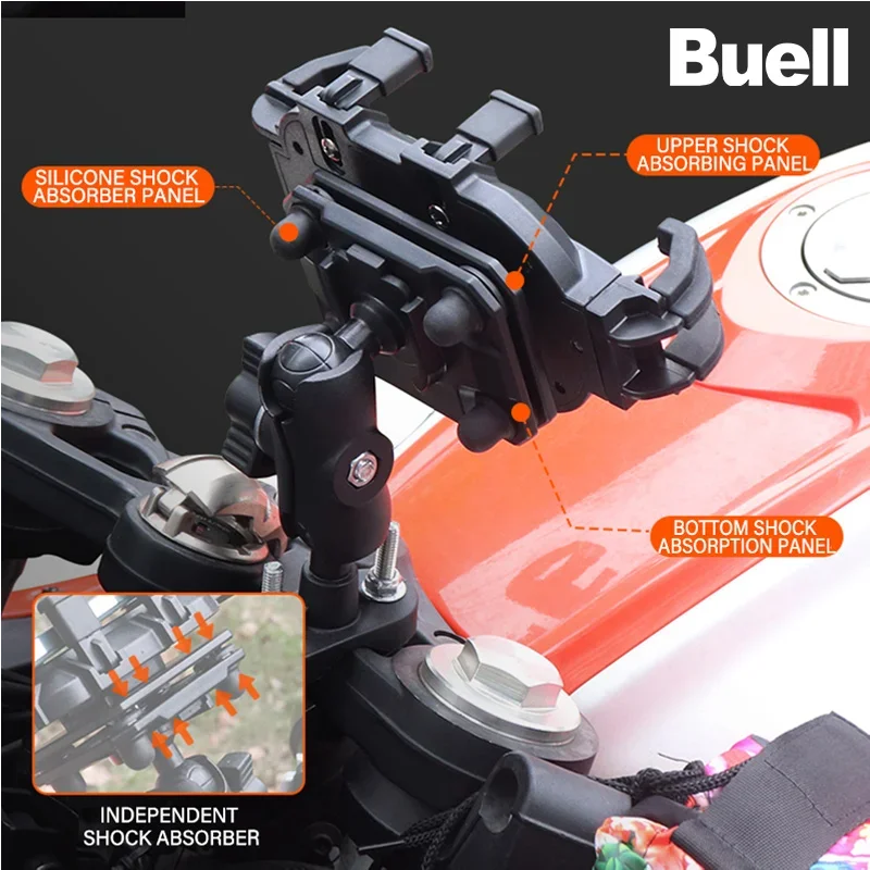 Новый металлический держатель для телефона мотоцикла Buell 1125R 1125Cr X1 Xb9r Xb9 Ulysses Xb12x 2025