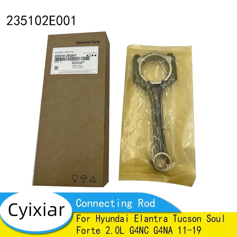 Новый шатун для Hyundai Elantra Tucson Soul Forte 2.0L G4NC G4NA 11-19 235102E001 23510-2E001