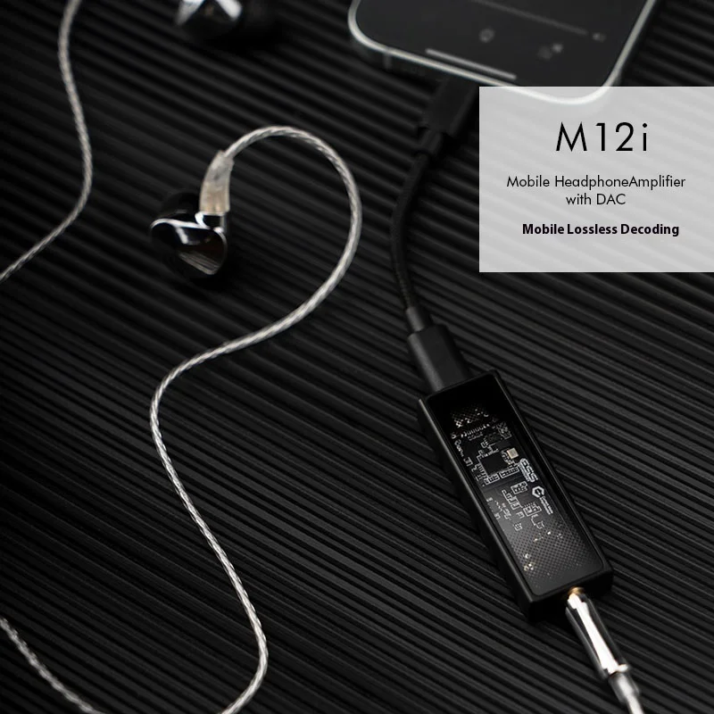 Фото Портативный усилитель для наушников QUESTYLE M12i, HIFI качество звука, PCM DSD512, USB-усилитель для наушников, DAC AMP для IOS и Android №2