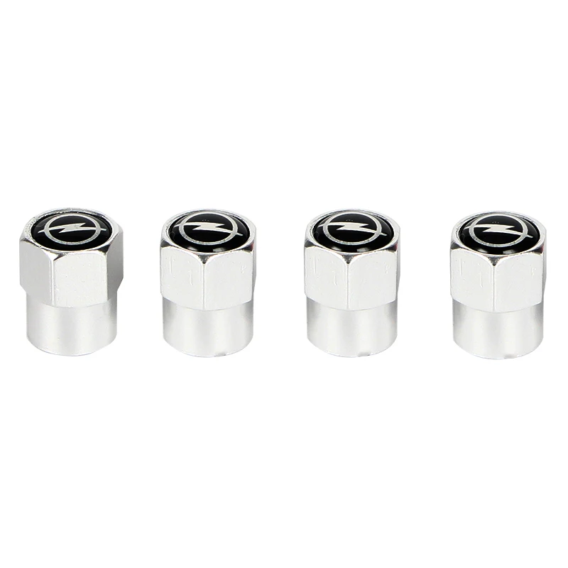 4pcs New Metal Wheel Tire Valve Caps Stem case for Hyundai Suzuki Mazda Opel Toyota Chevrolet mitsubishi Peugeot car accessories - купить по