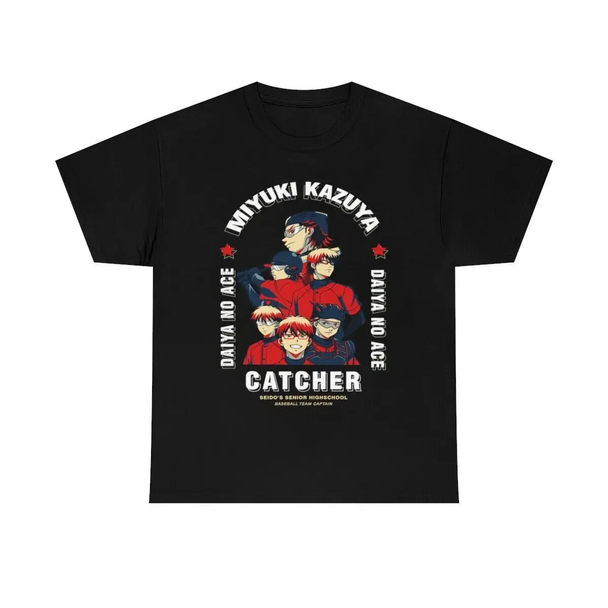 Футболка Diamond no Ace Miyuki Kazuya Рубашка унисекс для любителей аниме и манги