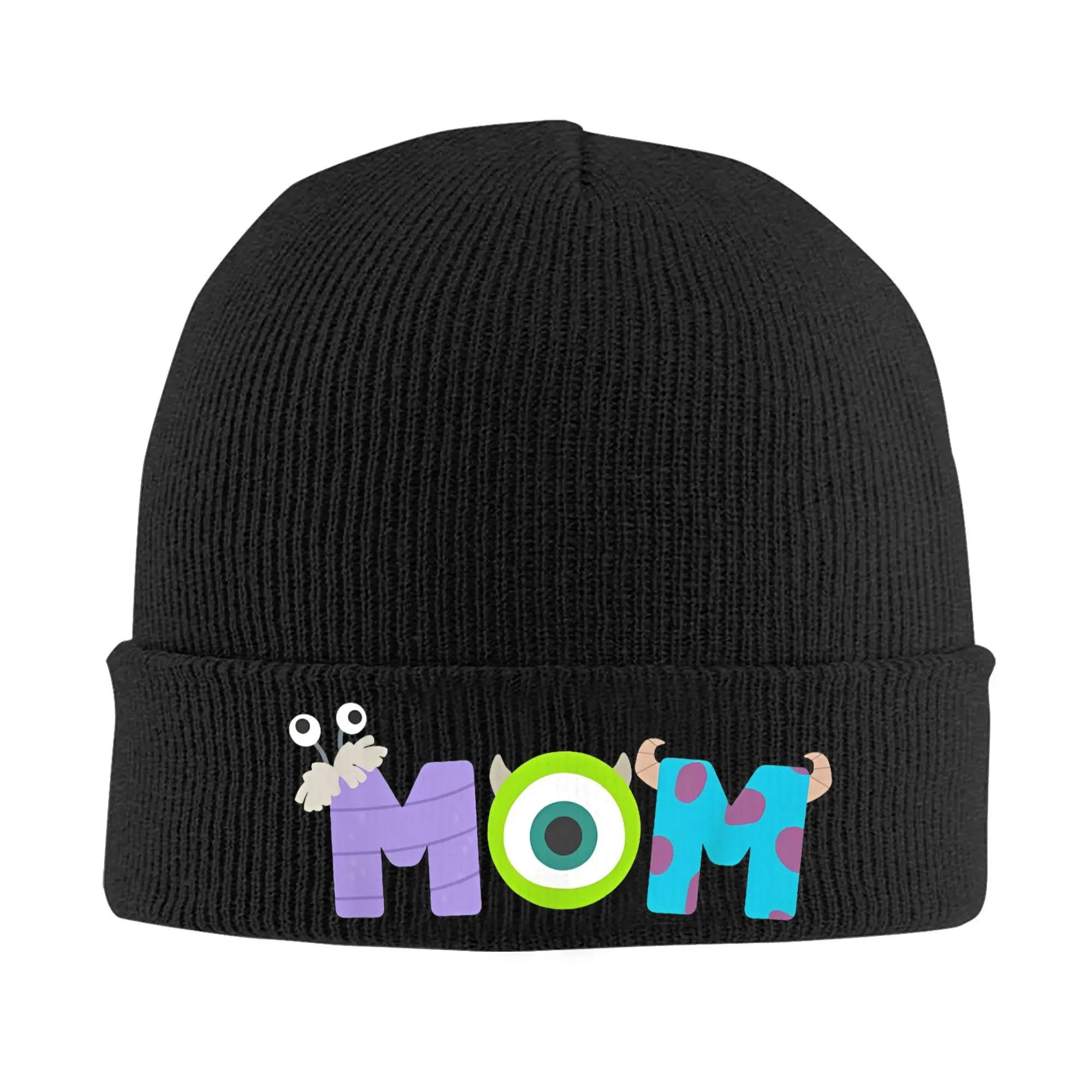 Monsters Inc. Вязаная шапка на день матери для мамы осень-зима шапочки Skullies шапки