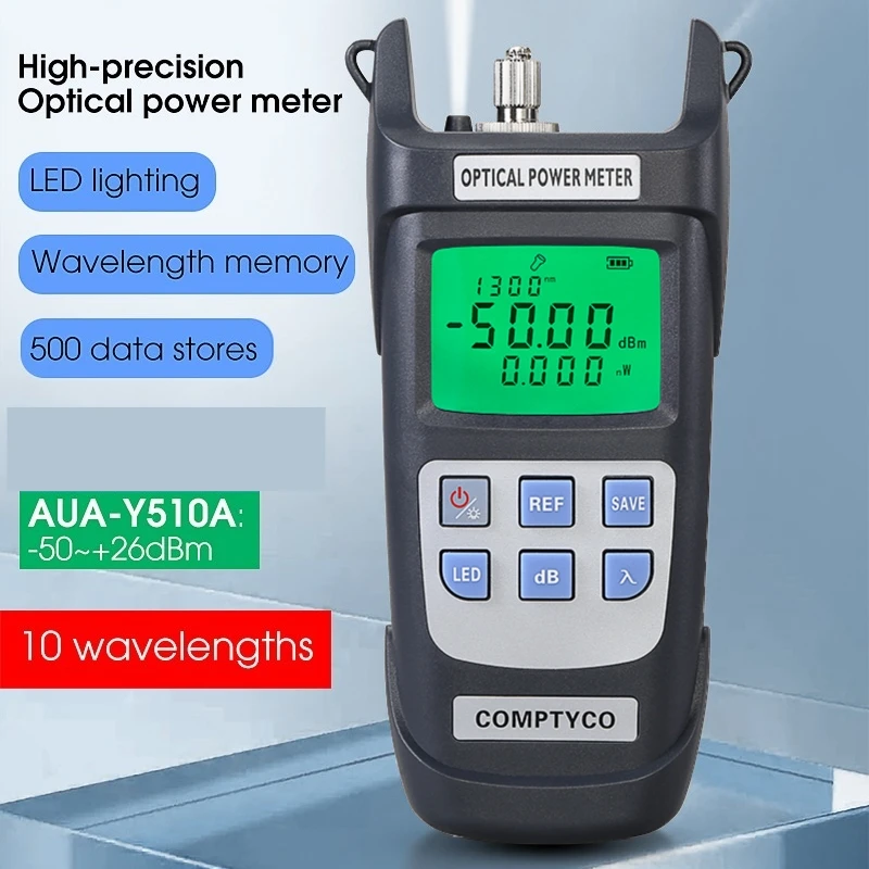 Измеритель оптической мощности AUA-Y510A (OPM -50 ~ + 26 дБм) и визуальный локатор