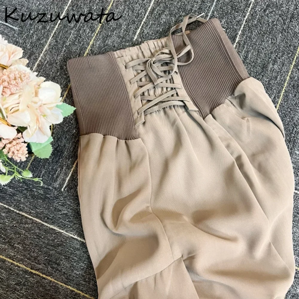 Юбка Kuzuwata женская с высокой талией универсальная облегающая Повседневная