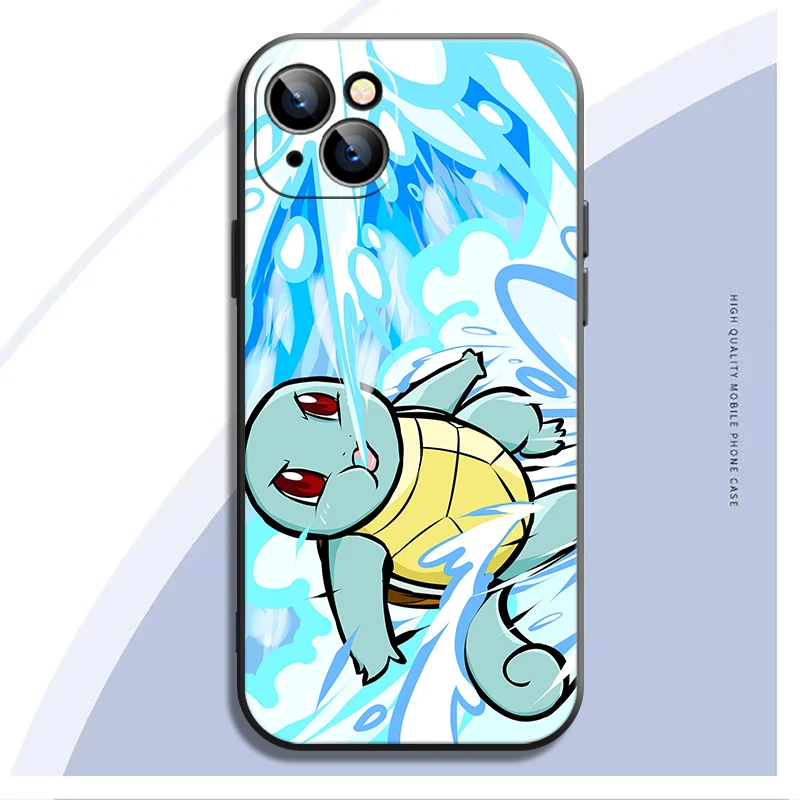 Милый мультяшный чехол с покемоном для iPhone 11 13 Pro Max Mini 12 X XR XS MAX SE2020 8 7 6 6S Plus