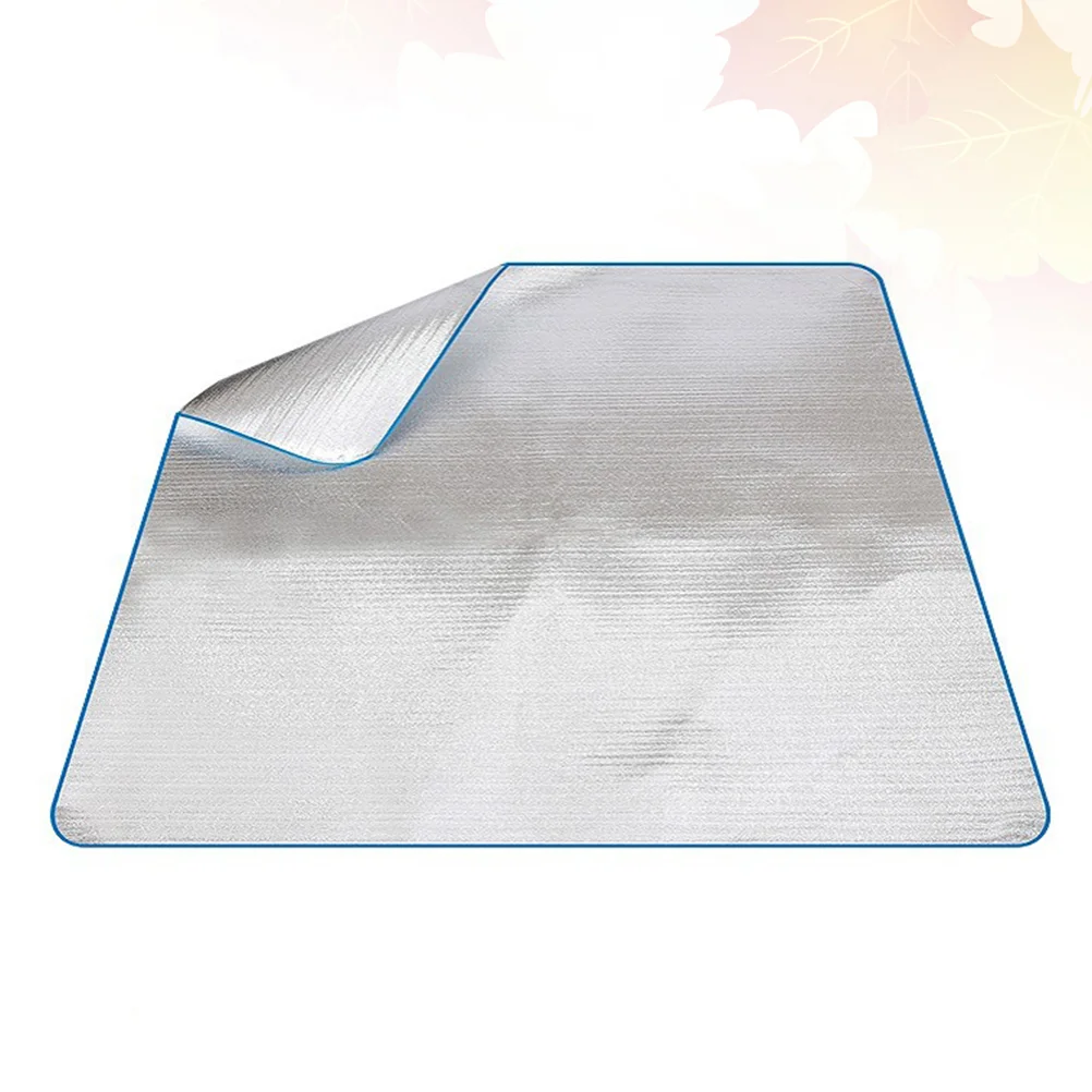 

Tent Footprint Pad Picnic Mat Washable Beach Camping Blanket Double Sided Picnic Mat Aluminum Film Cushion