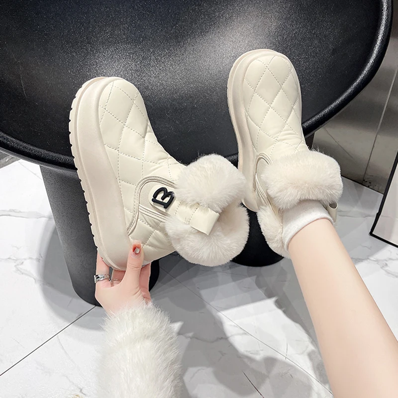 Зимние сапоги для женщин женская обувь зимняя плюшевые женские в стиле Лолиты 2024