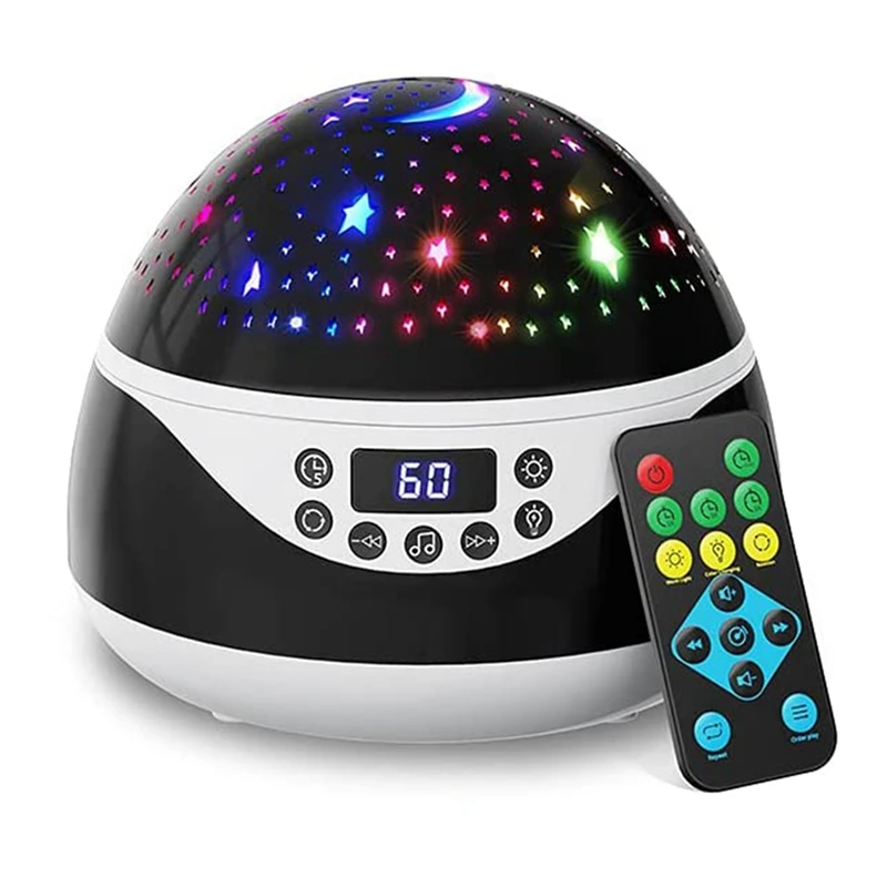 

Stars Night Light Projector,With Timer & Music,Birthday Gifts For Children 2-11 Year Olds,Christmas Gifts For Kids Age