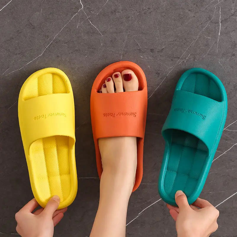

WTEMPO Bathroom Slipper Non Slip EVA Shower Slides Sandals for Women Men Embossed Summer Pool Flip Flop Indoor Home Shoes