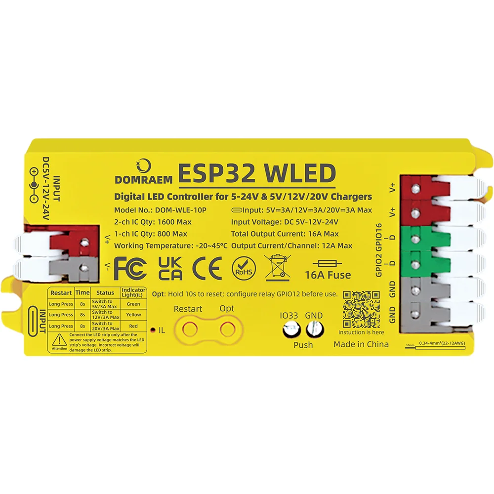

DOMRAEM DOM-WLE-10P RGB контроллер