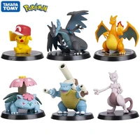 6 sets of pokemon pok%c3%a9mon suits pikachu little fire dragon hand made model ornaments toy dolls