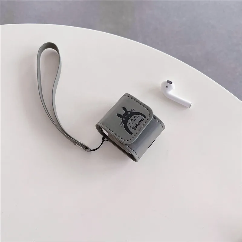 Чехол для Airpods Pro 3 2 1 милый мультяшный кожаный защитный чехол наушников аниме Мой