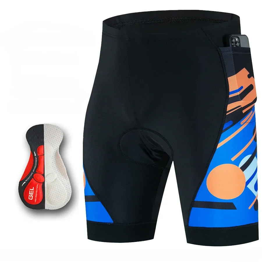 Дышащие 5D гелевые подкладки профессиональные велосипедные брюки шорты новый