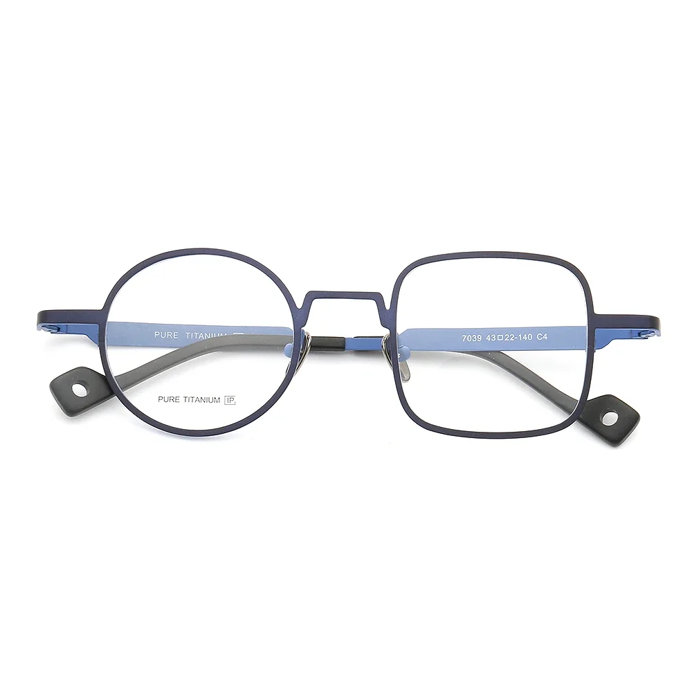 Несоответствие мужские титановые квадратные оправы для очков женские круглые