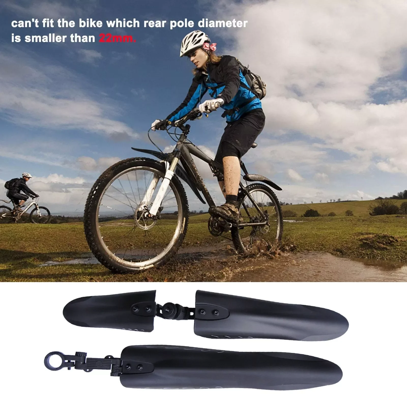 

Fine Bicycle Fenders Front/rear Tire Wheel Fenders Universal Mudguard Mtb Mountain Bike Road Cycling Fix Gear Accessories #YJ