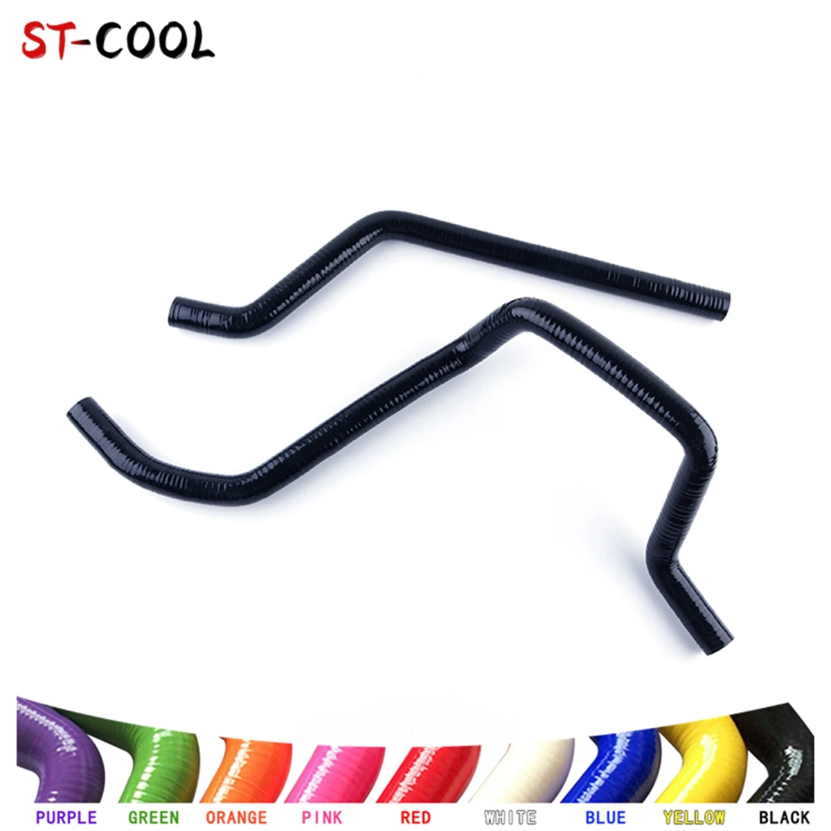 Silicone Hose For 2002-2008 Yamaha Grizzly 660 03 04 05 06 07 08 Radiator Tube Pipe Kit 2Pcs