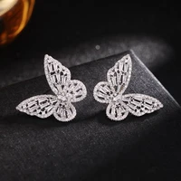 new luxury fashion round 2020 jewelry dangle drop earrings for women big butterfly gold earring for women