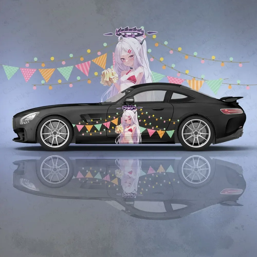 Аниме наклейки для кузова автомобиля soruan Hina виниловые Itasha наклейка боковой