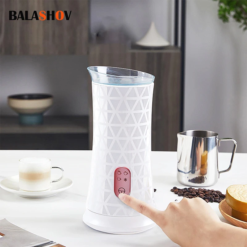 Электрический вспениватель молока, автоматический аппарат для вспенивания молока из нержавеющей стали, горячий и холодный 36 дБ, бесшумный нагреватель молока для дома