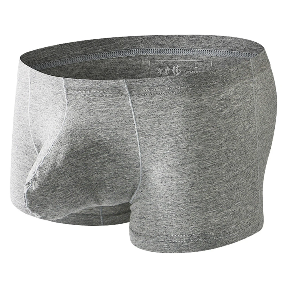 Мужские брифы из ледяного шелка нижнее белье с большим мешочком гладкие шорты