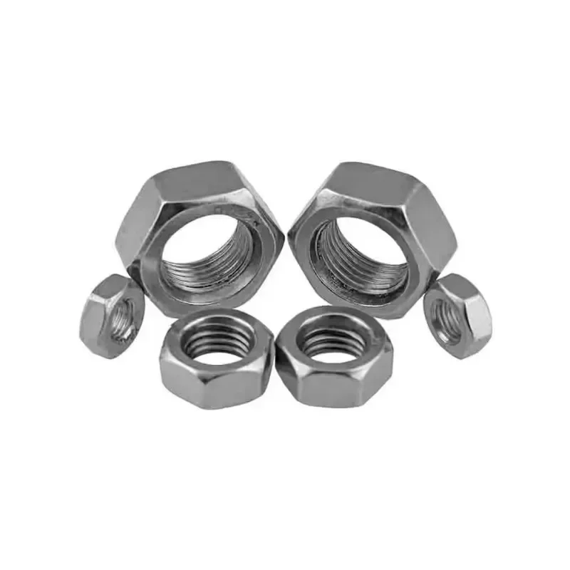 ZNYONG 5-50pcs DIN934 M1 M1.2 M1.4 M1.6 M2 M2.5 M3 M4 M5 M6 M8 m10 m12 304 A2-70 stainless steel Hex nut