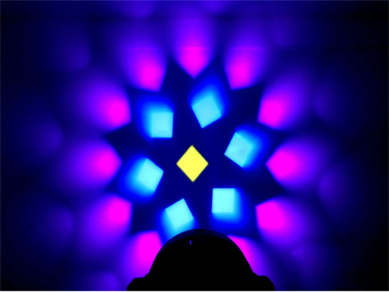 2 шт. 19x60 Вт RGBW DMX светодиодный прожектор с подвижной головкой DJ Party Stage Light