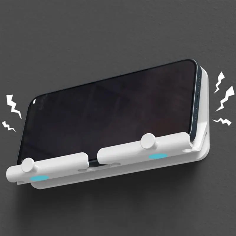 

Wall Mount Phone Holder Adhesive Cell Phone Charging Stand Smartphone Holder