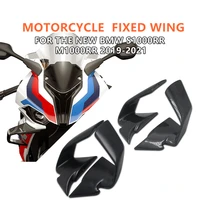 for bmw s1000rr 2019 2021 windshield wing fairing front aerodynamic spoiler winglet abs
