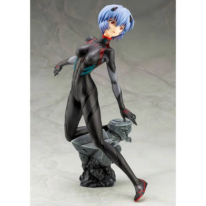 

Оригинальная аниме экшн-фигурка Kotobukiya Ayanami King eva, черная Боевая модель костюма, коллекционная Подлинная фигурка, новые игрушки